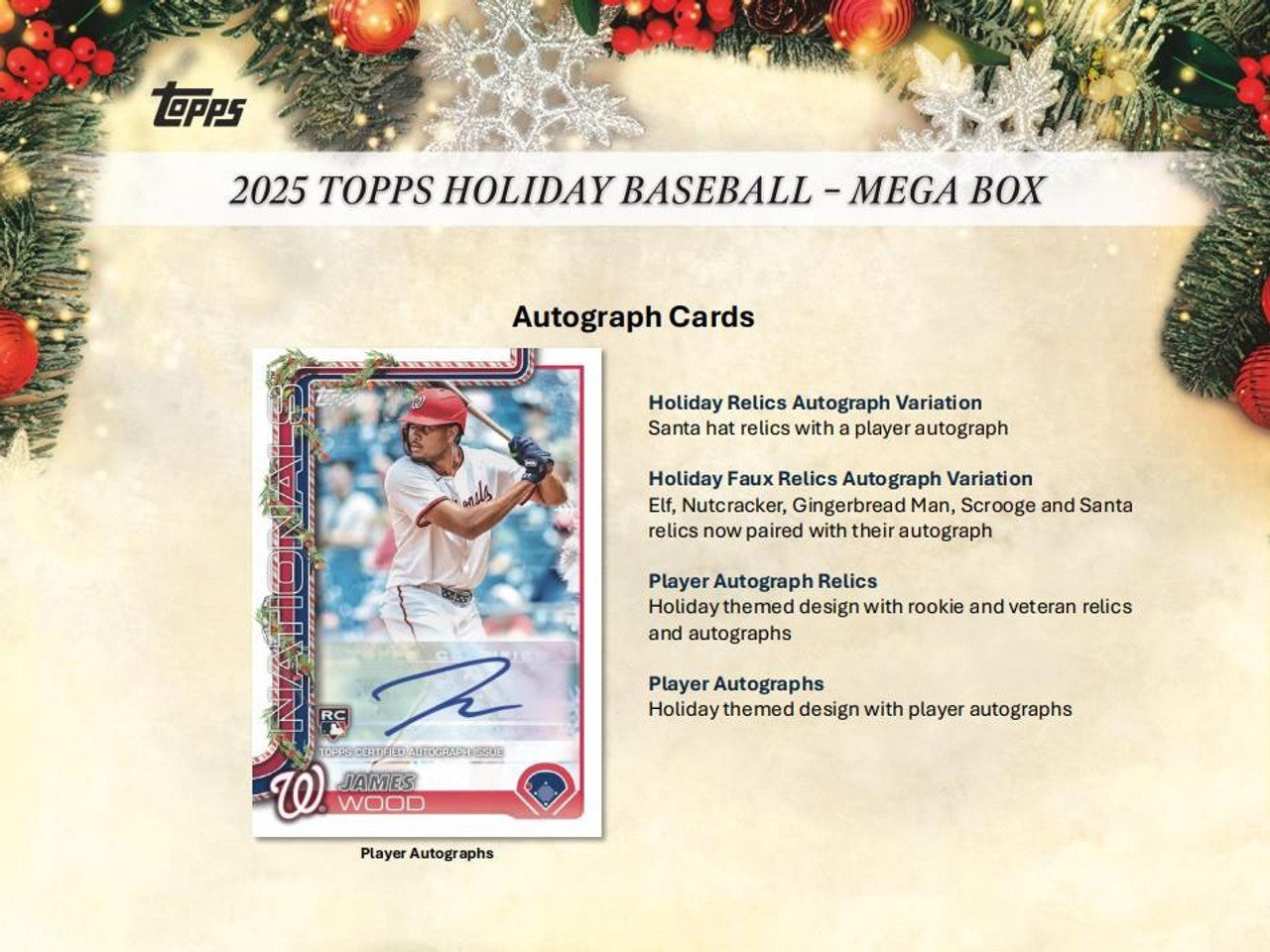 2025 Topps Baseball Holiday Mega Box