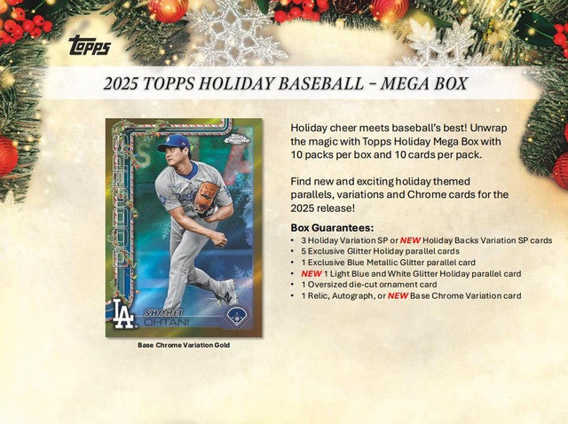2025 Topps Baseball Holiday Mega Box