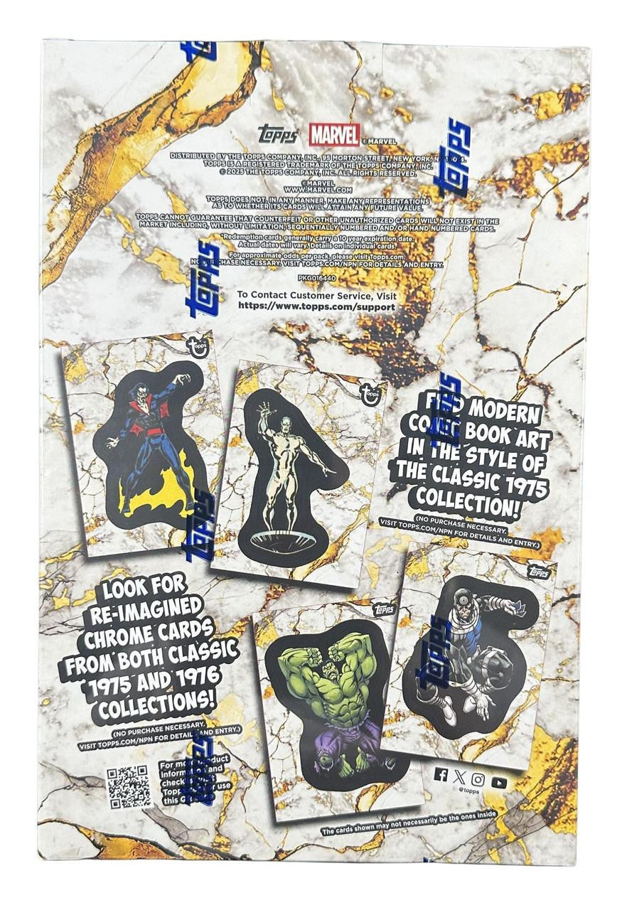 2025 Topps Marvel Comic Book Heroes 1975 Golden Anniversary Hobby Box