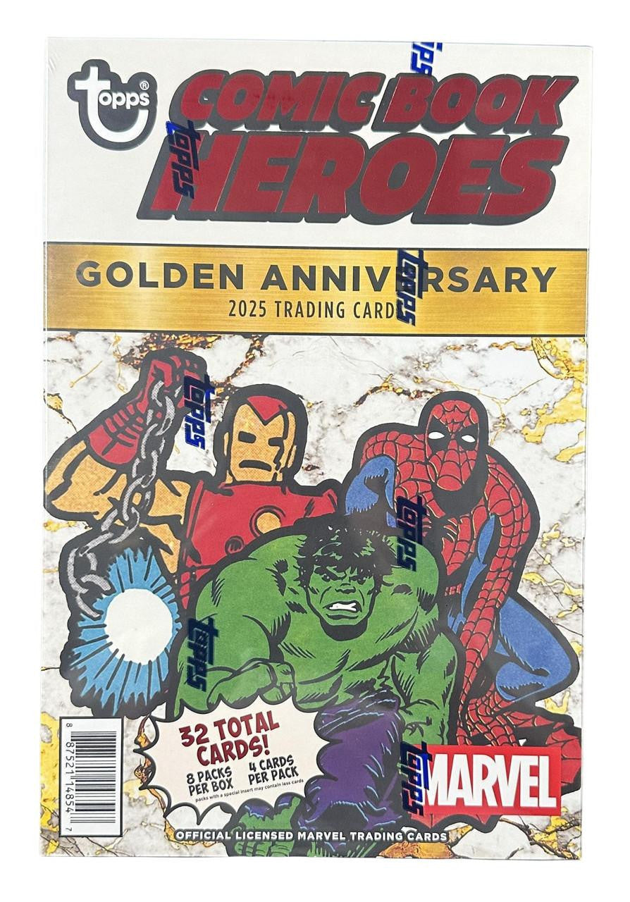 2025 Topps Marvel Comic Book Heroes 1975 Golden Anniversary Hobby Box