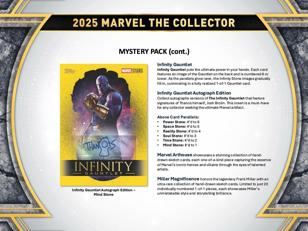 2025 Topps Marvel The Collector Hobby Box