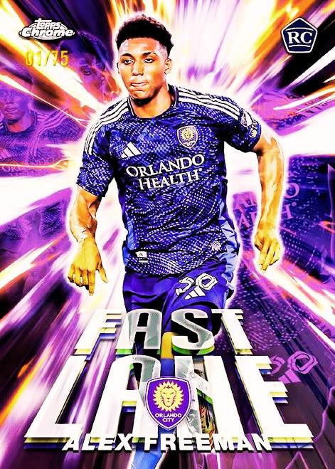 2025 Topps Chrome MLS Soccer Hanger Box