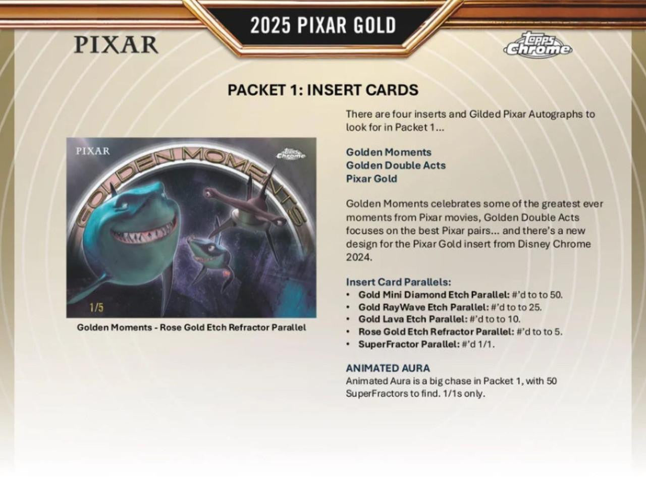 2025 Topps Pixar Gold Hobby Box