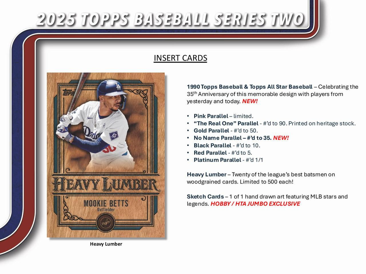 2025 Topps Series 2 Baseball Jumbo Hobby Box