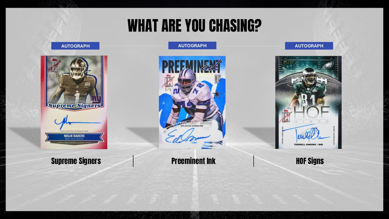 2025 Topps Signature Class Football Blaster Box