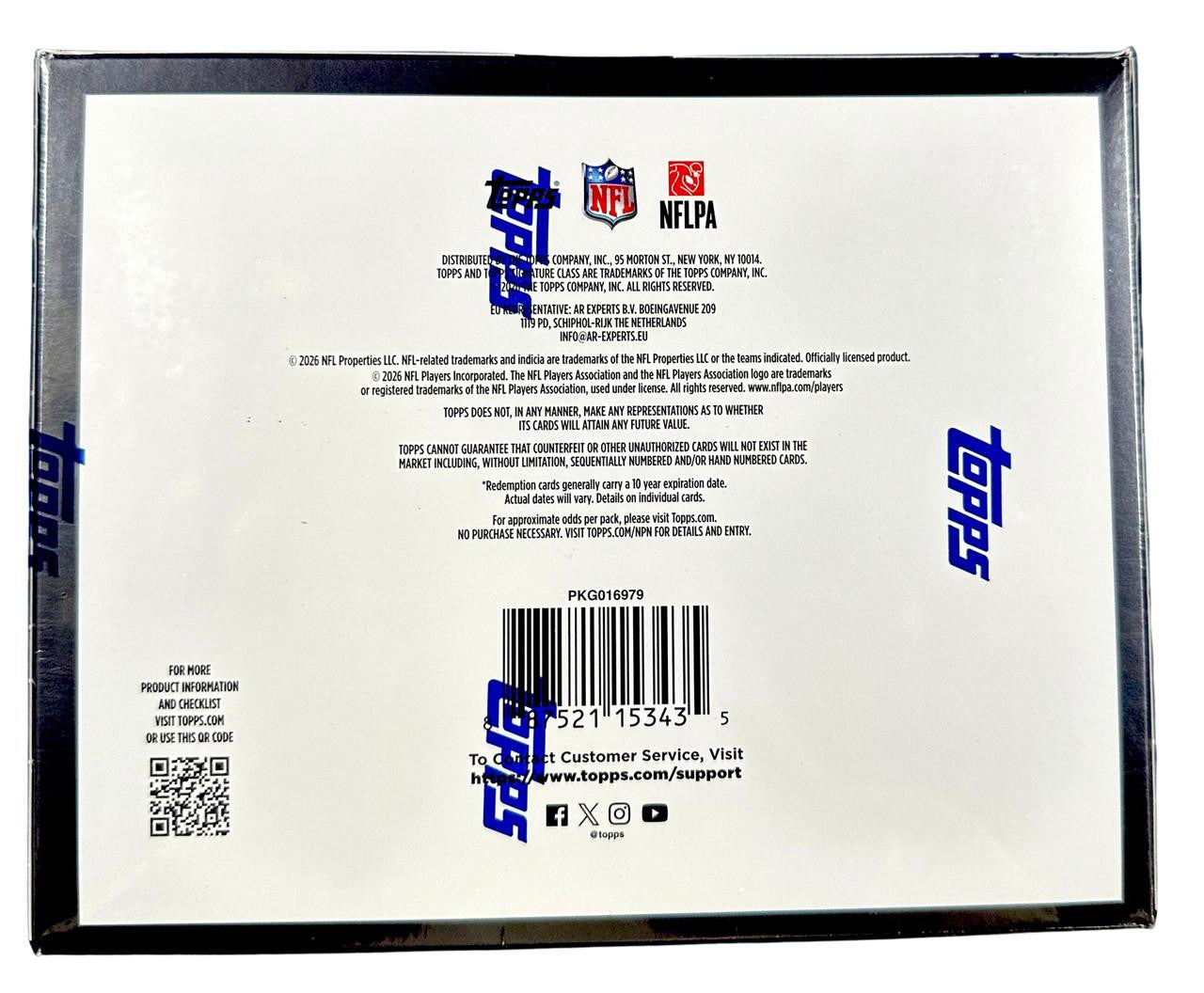 2025 Topps Signature Class Football Jumbo Box