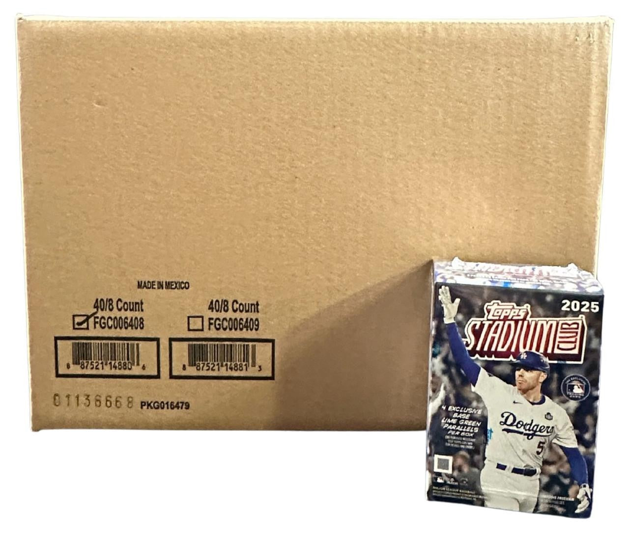 2025 Topps Stadium Club Baseball Blaster Box Case (40)