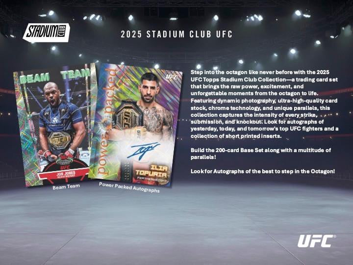 2025 Topps UFC Stadium Club Mega Box