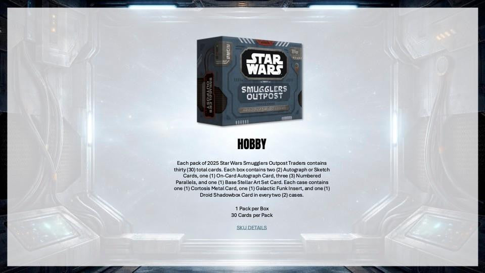 2025 Topps Star Wars Smugglers Outpost Hobby Box