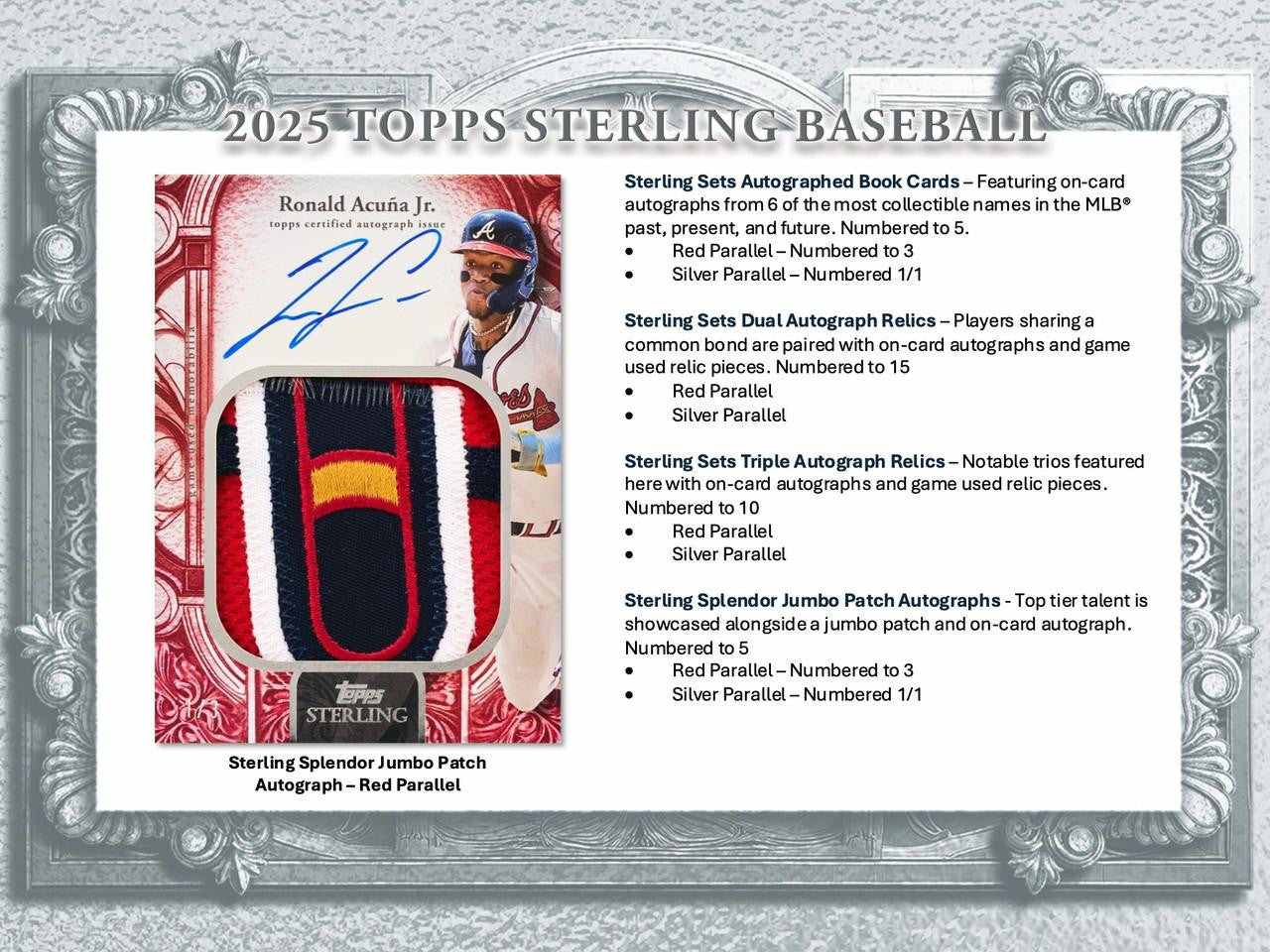 2025 Topps Sterling Baseball Hobby Box