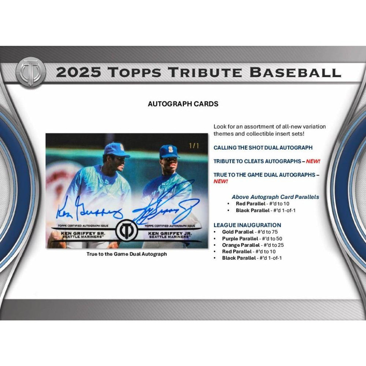 2025 Topps Tribute Baseball Hobby Box
