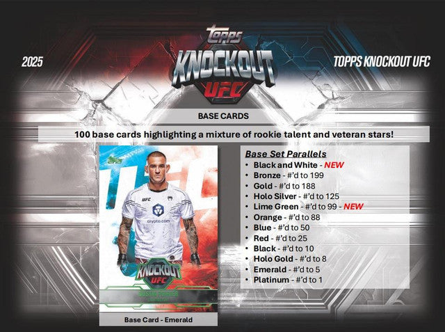 2025 Topps UFC Knockout Hobby Box