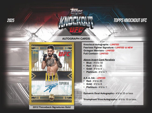 2025 Topps UFC Knockout Hobby Box