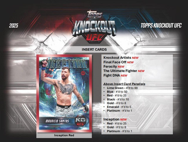 2025 Topps UFC Knockout Hobby Box