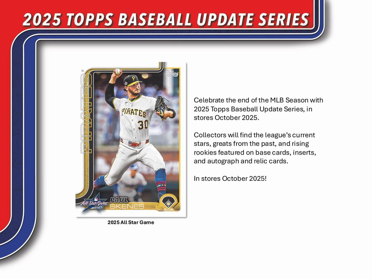 2025 Topps Update Series Baseball Retail Box