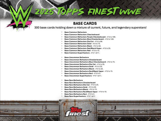 2025 Topps Finest WWE Hobby Box