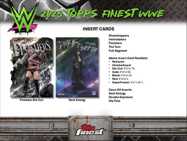 2025 Topps Finest WWE Hobby Box