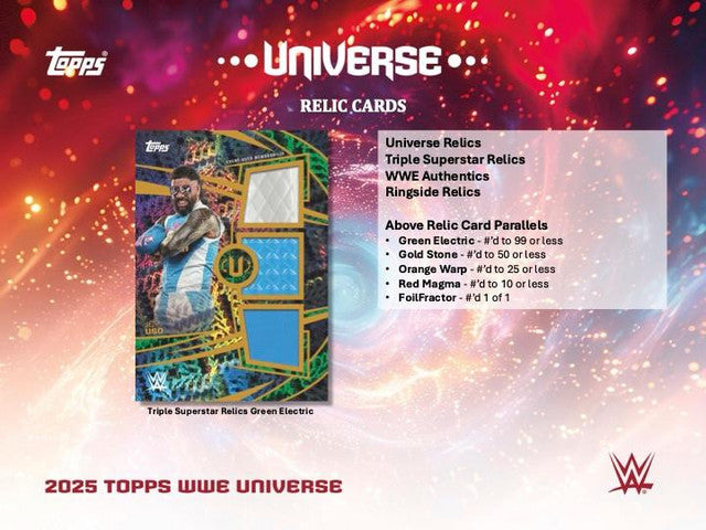 2025 Topps WWE Universe Wrestling Hobby Box