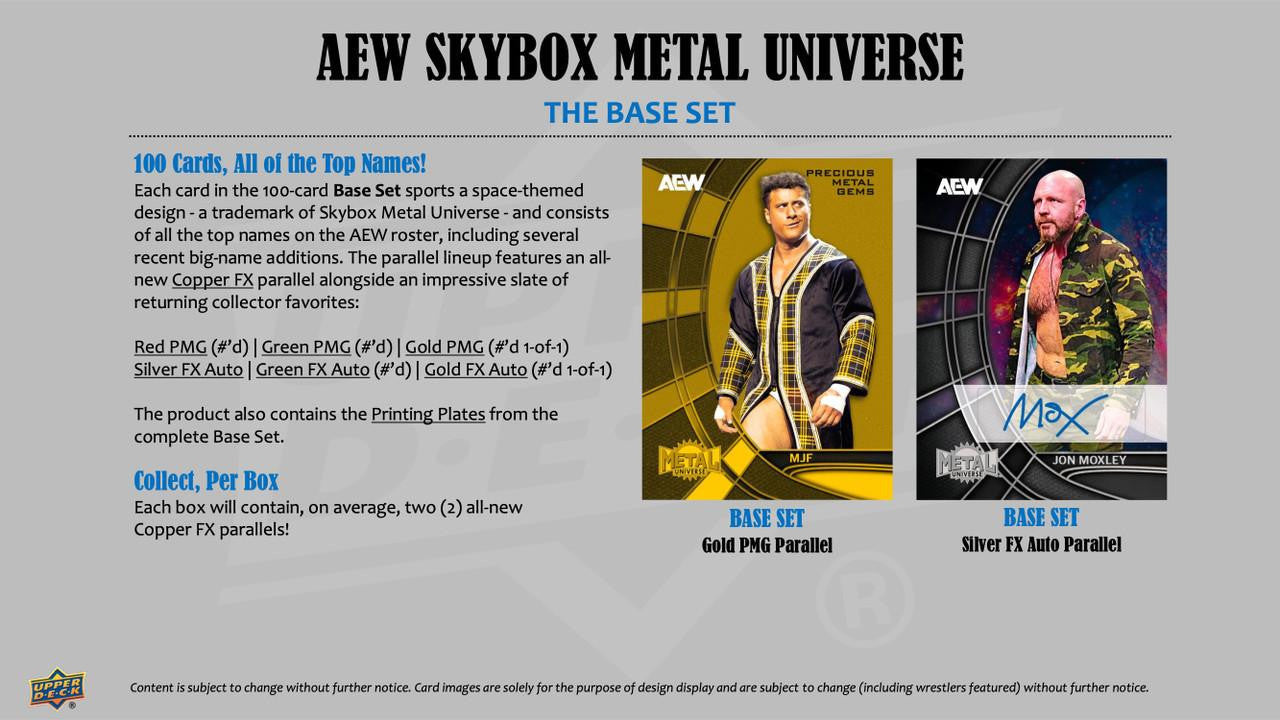 2025 Upper Deck AEW Skybox Metal Universe Hobby Box