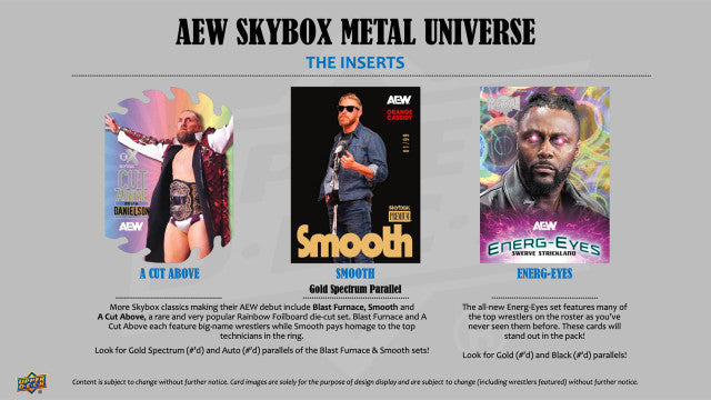 2025 Upper Deck AEW Skybox Metal Universe Hobby Box