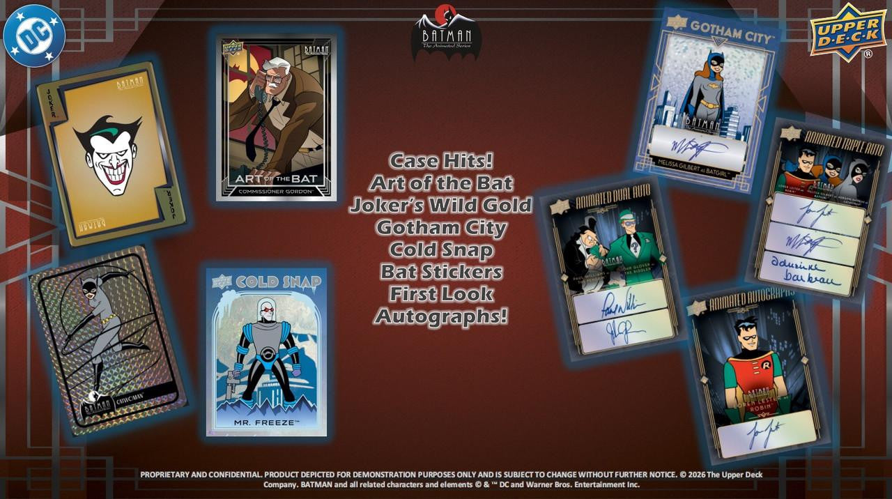 2025 Upper Deck Batman The Animated Series Hobby Box