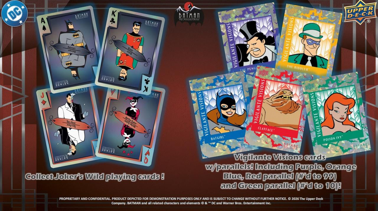 2025 Upper Deck Batman The Animated Series Hobby Box