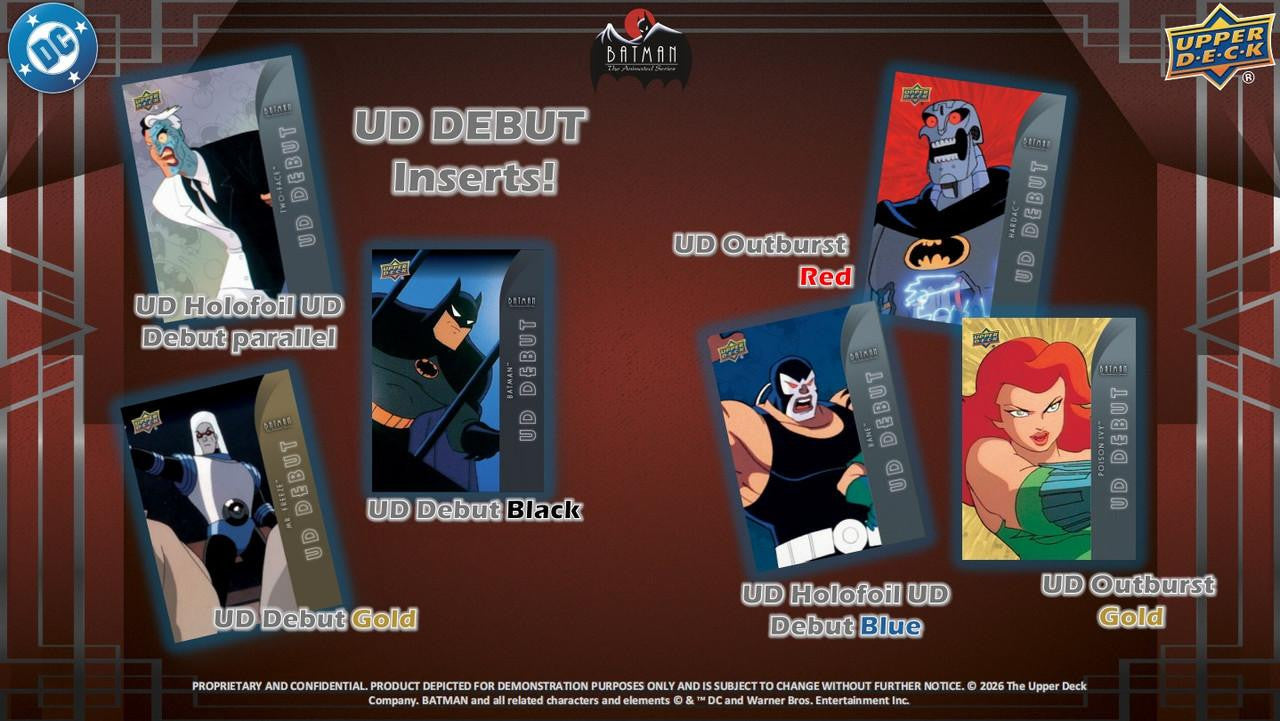 2025 Upper Deck Batman The Animated Series Hobby Box