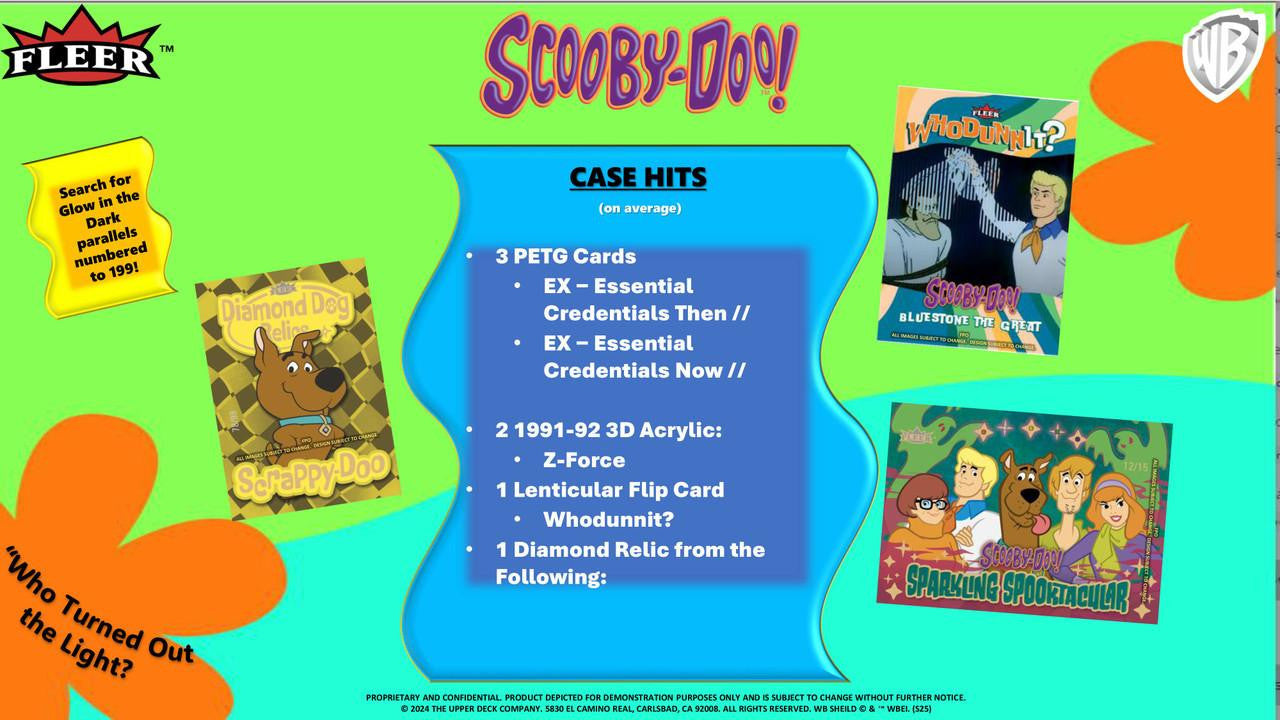 2025 Upper Deck Fleer Scooby Doo Hobby Box