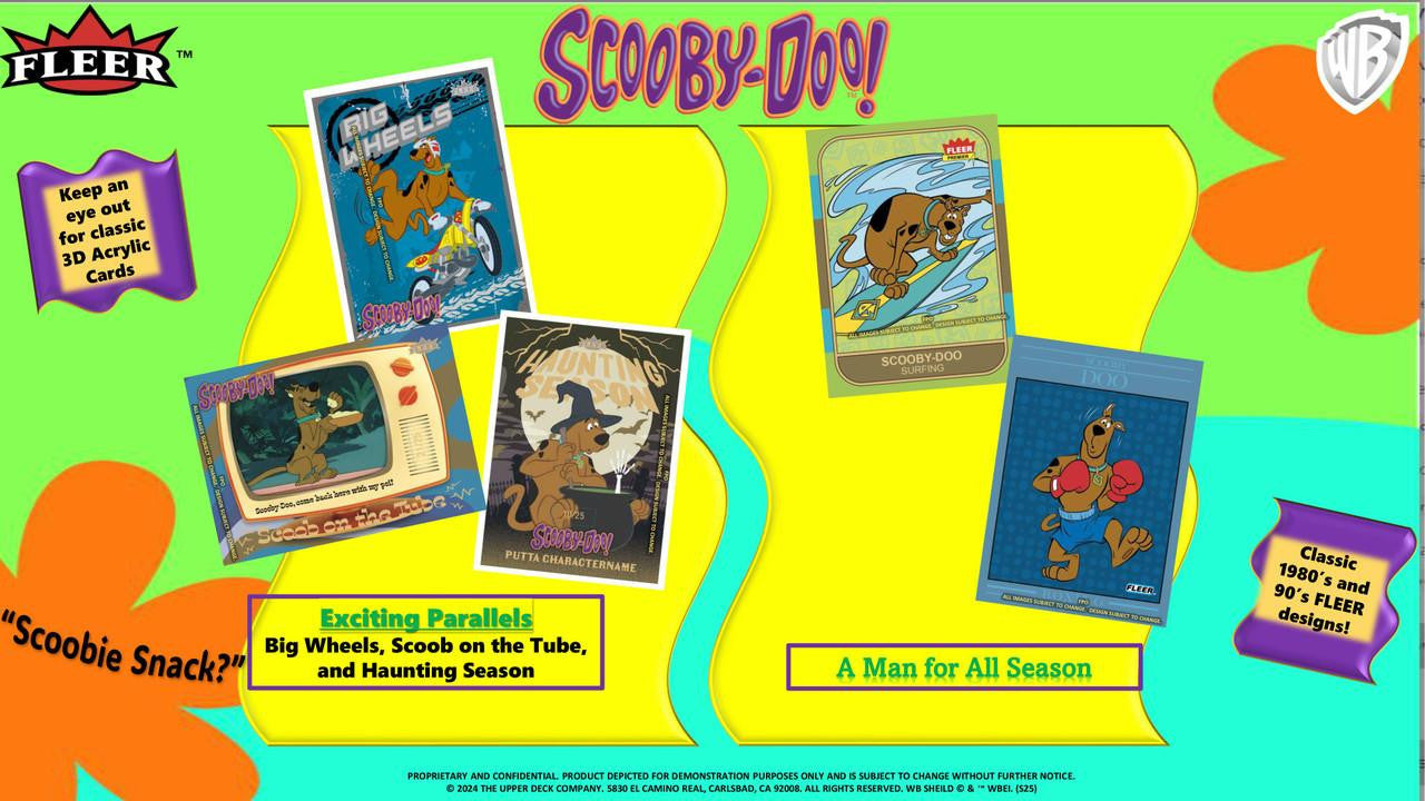 2025 Upper Deck Fleer Scooby Doo Hobby Box