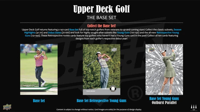 2026 Upper Deck Golf Tin Box