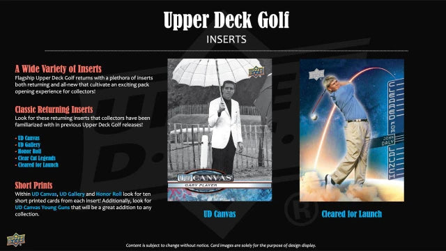 2026 Upper Deck Golf Tin Box