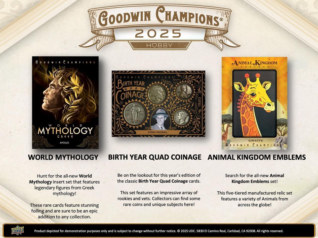 2025 Upper Deck Goodwin Champions Hobby Box