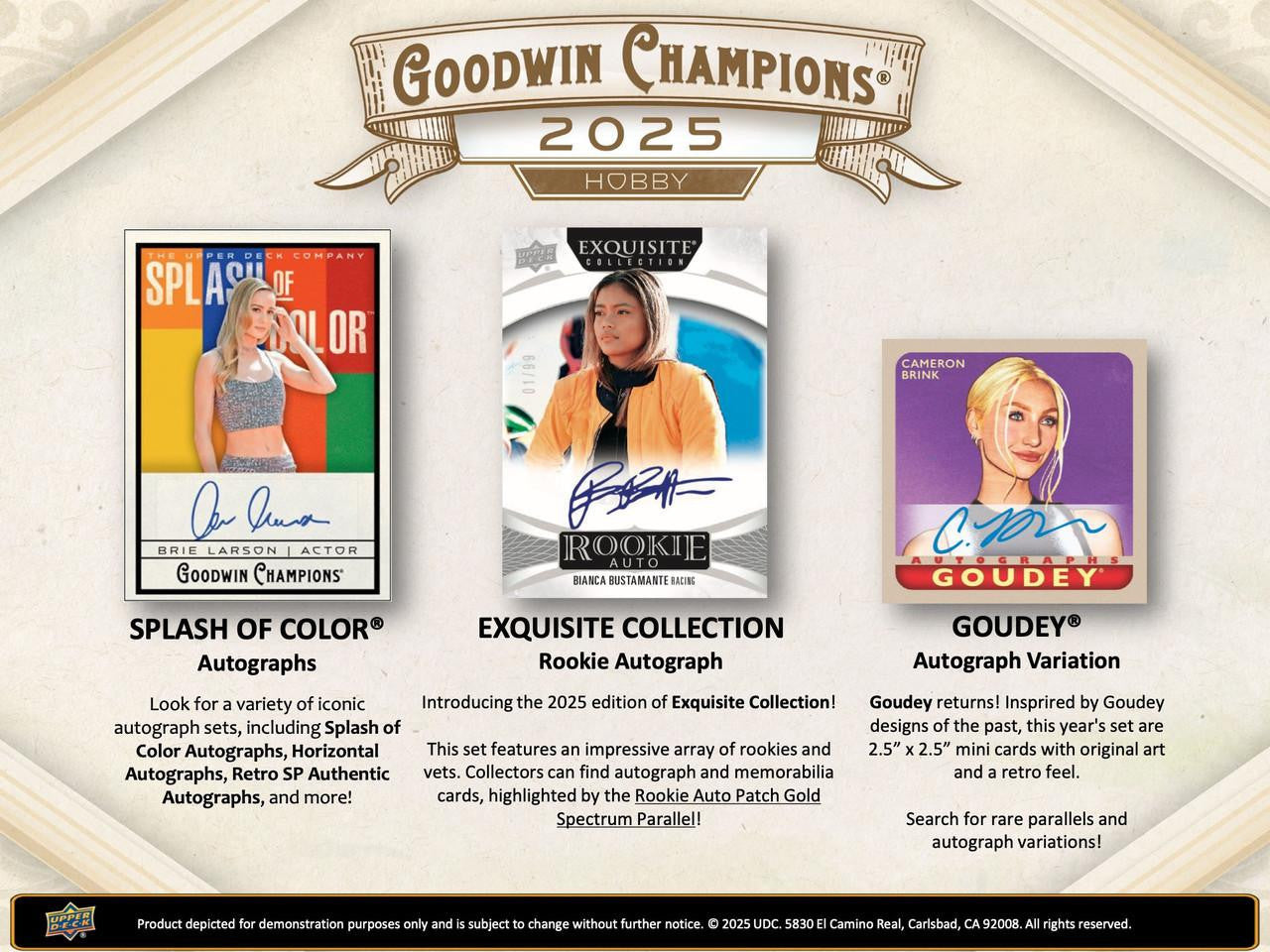 2025 Upper Deck Goodwin Champions Hobby Box