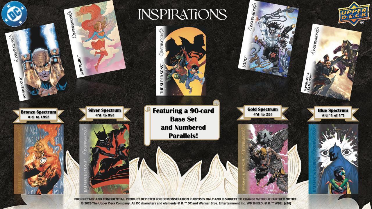 2025 Upper Deck Inspirations The World of DC Hobby Box
