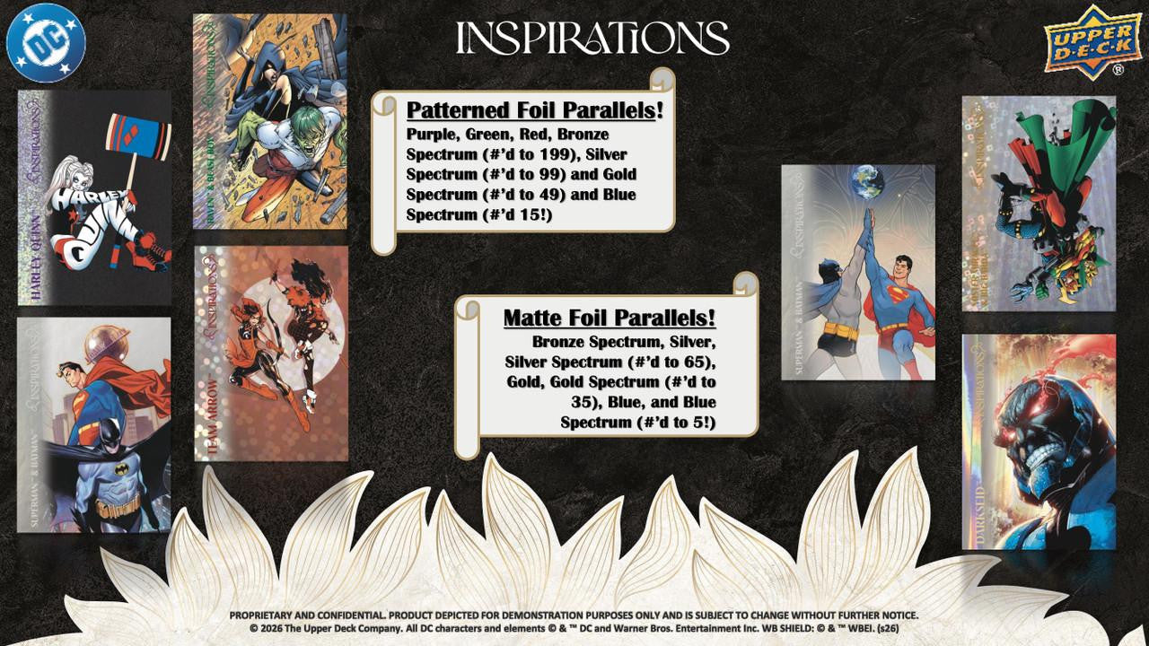 2025 Upper Deck Inspirations The World of DC Hobby Box