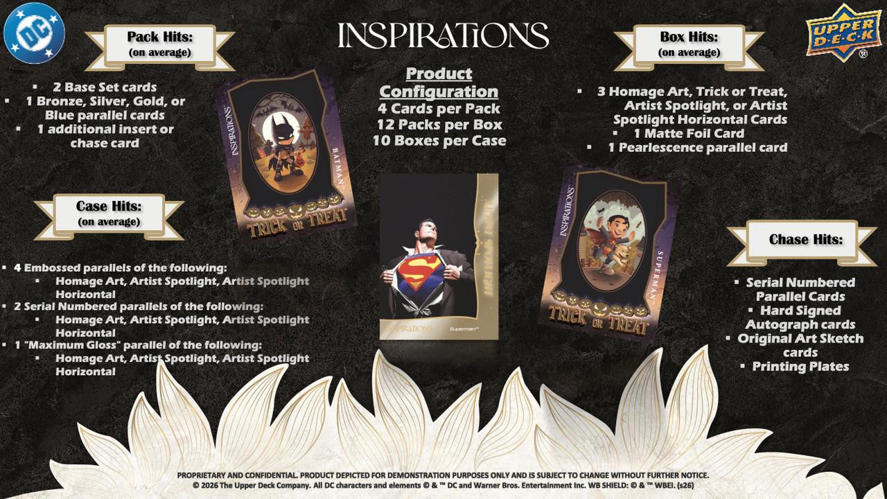 2025 Upper Deck Inspirations The World of DC Hobby Box