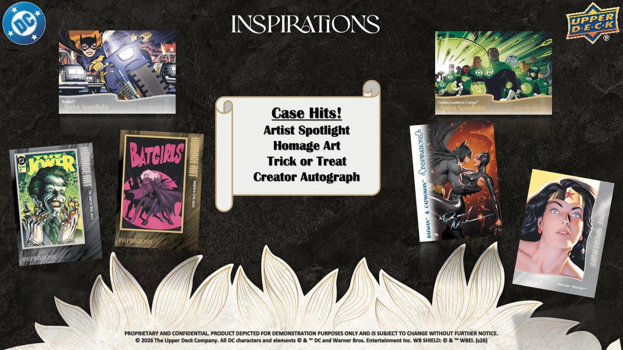 2025 Upper Deck Inspirations The World of DC Hobby Box