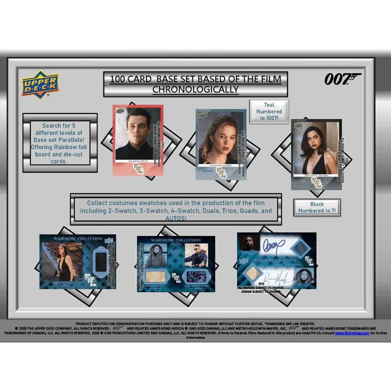 2025 Upper Deck James Bond No Time To Die Hobby Box