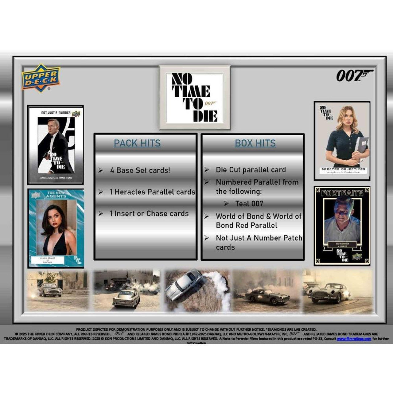 2025 Upper Deck James Bond No Time To Die Hobby Box