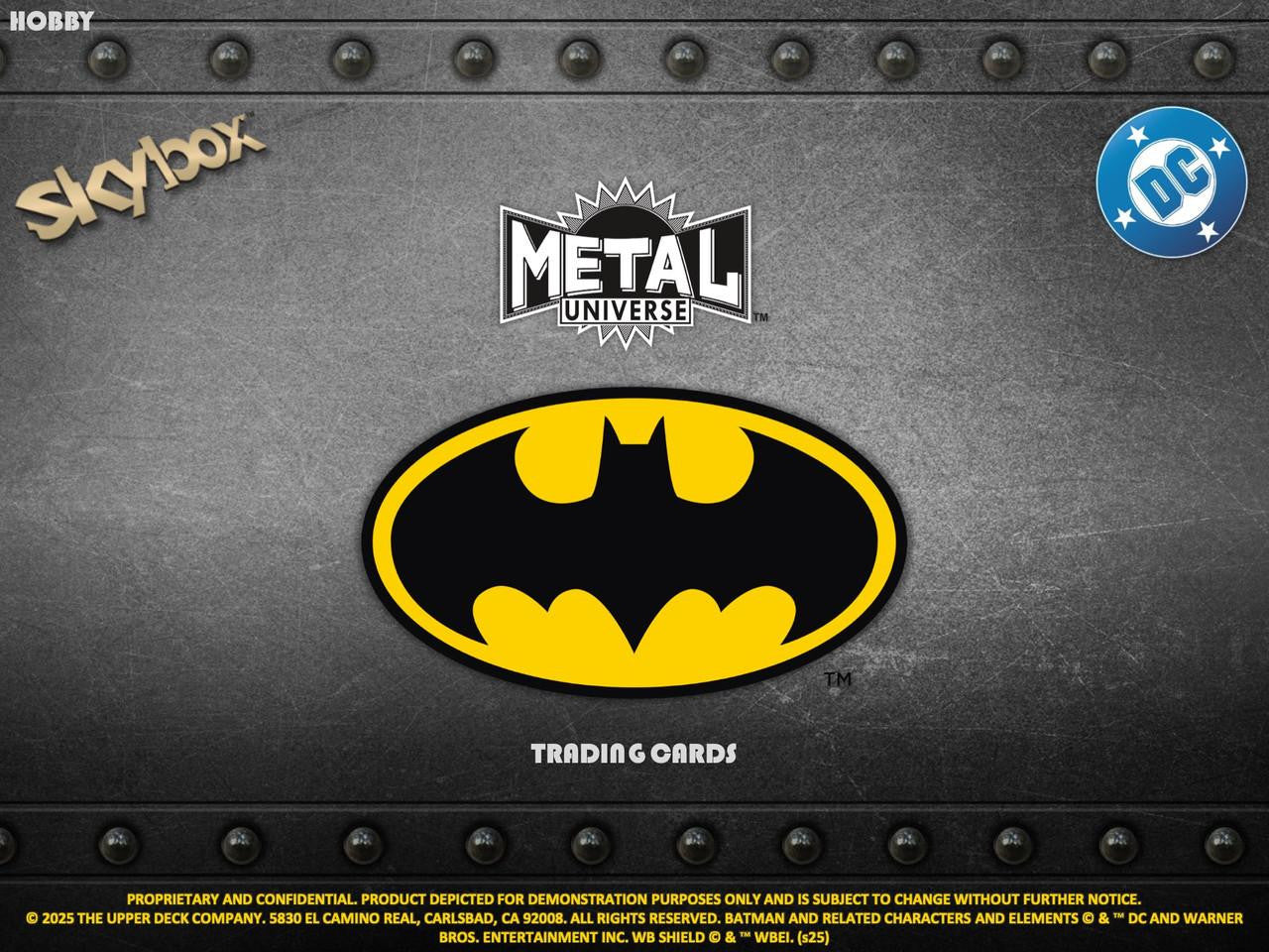 2025 Upper Deck Skybox Metal Universe Batman Hobby Box