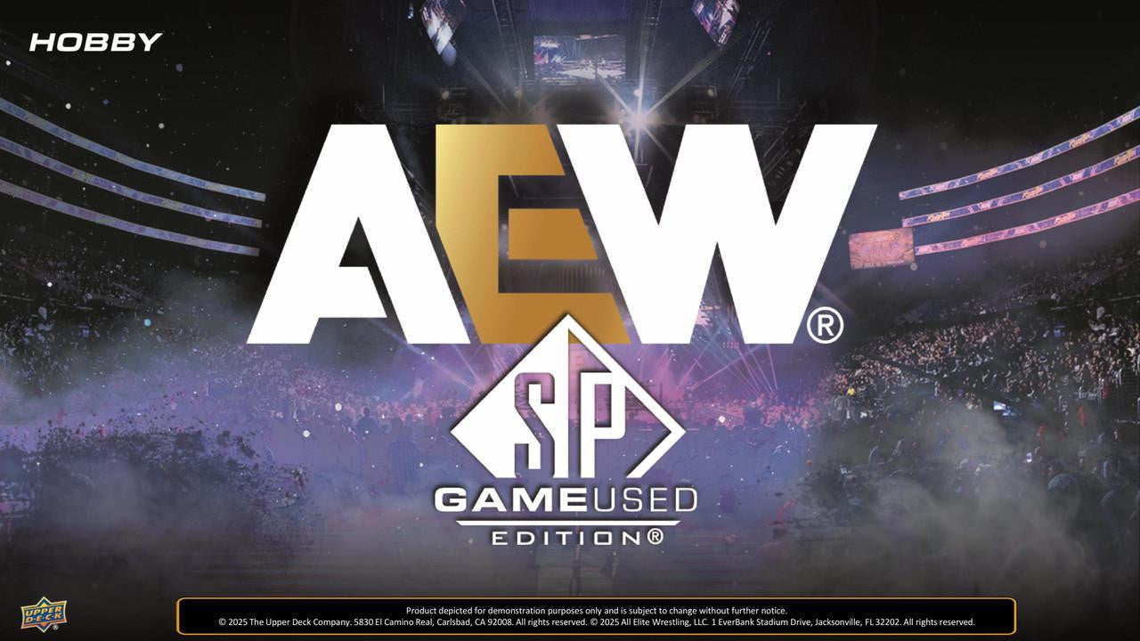 2025 Upper Deck AEW SP Game Used Wrestling Hobby Box CASE (18)