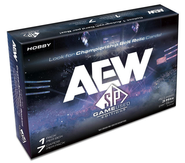2025 Upper Deck AEW SP Game Used Wrestling Hobby Box