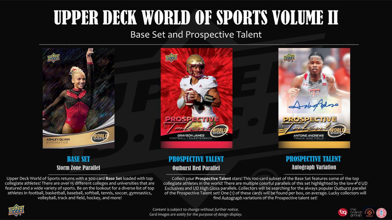 2025 Upper Deck World of Sports Volume 2 Hobby Box