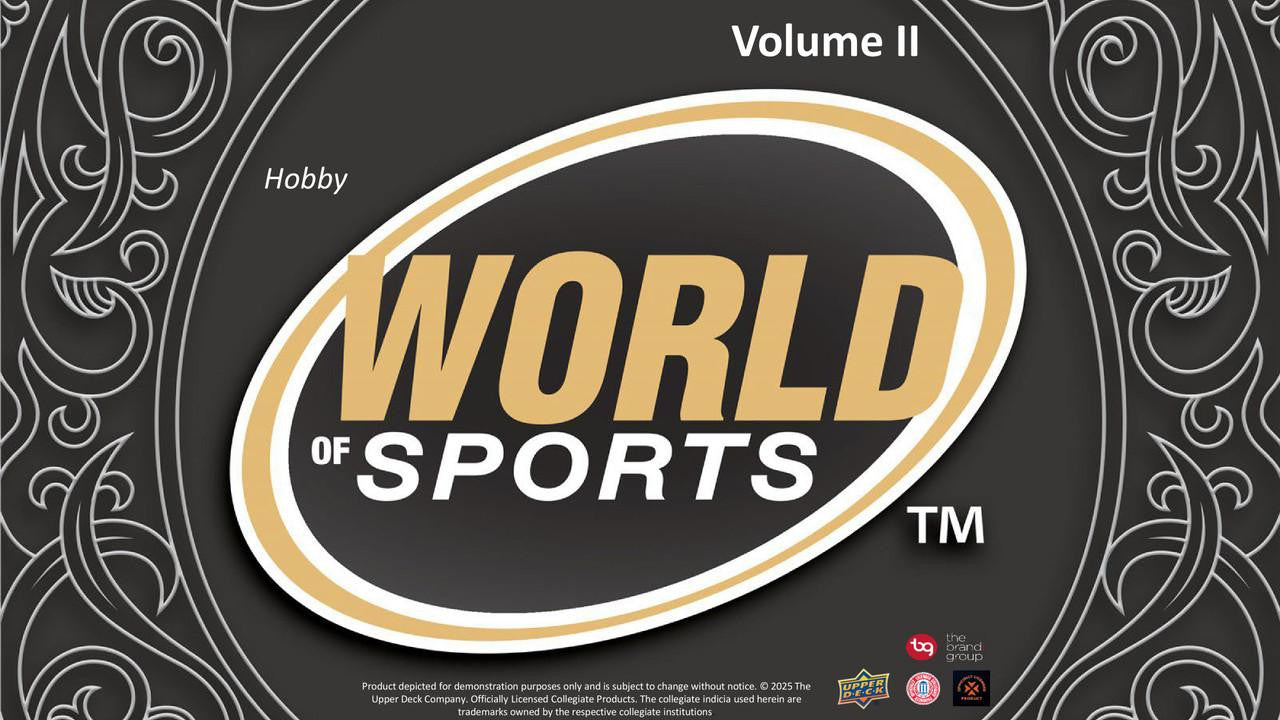 2025 Upper Deck World of Sports Volume 2 Hobby Box