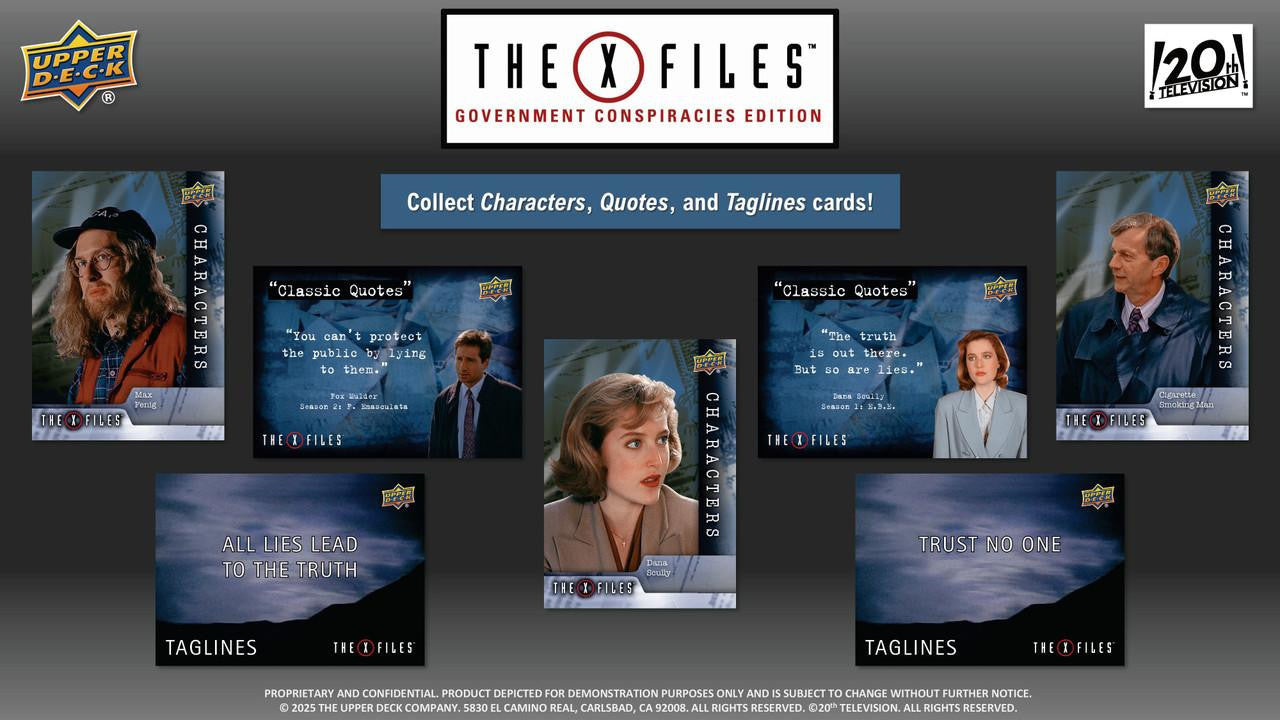 2025 Upper Deck The X-Files Government Conspiracies Edition Hobby Box