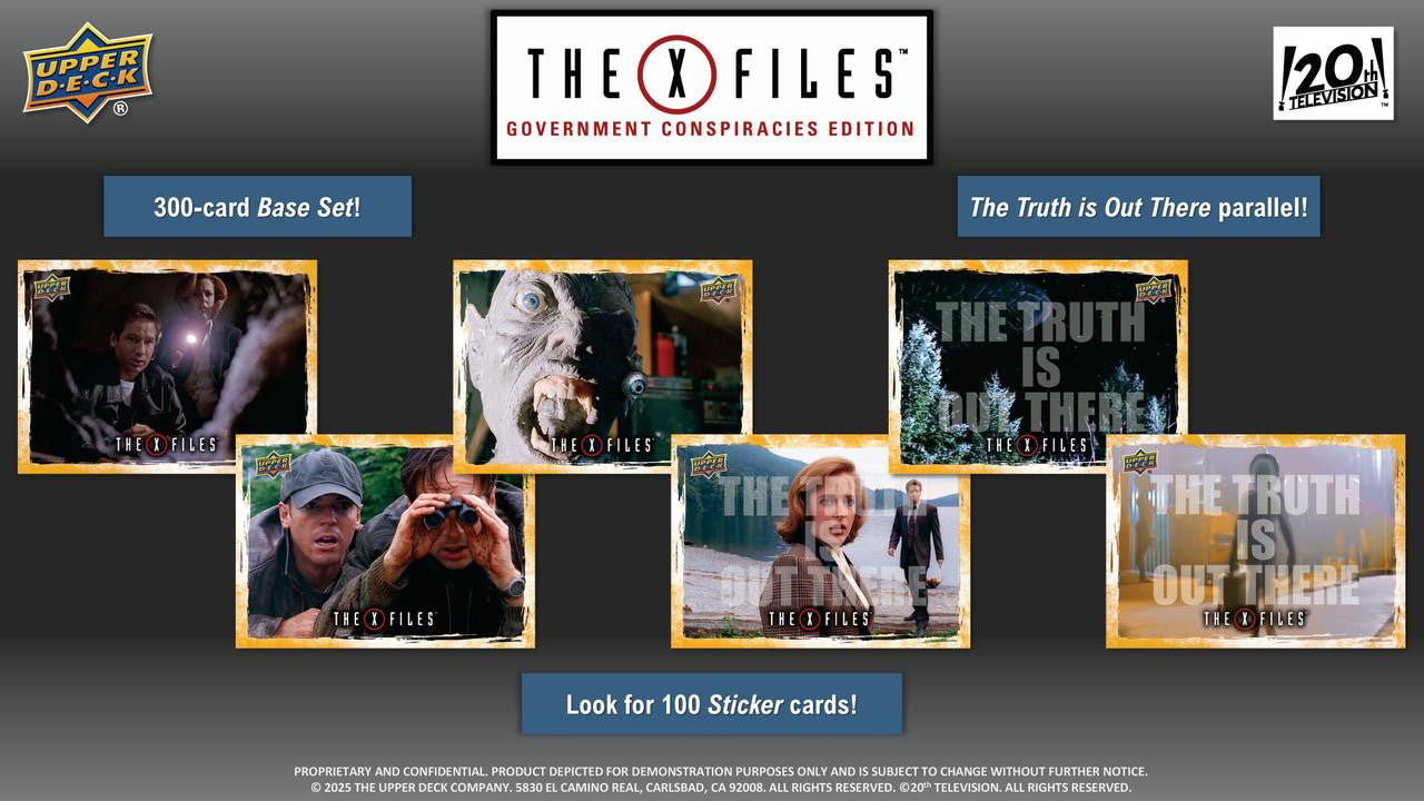 2025 Upper Deck The X-Files Government Conspiracies Edition Hobby Box