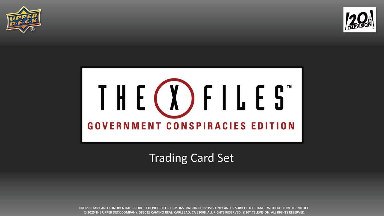 2025 Upper Deck The X-Files Government Conspiracies Edition Hobby Box
