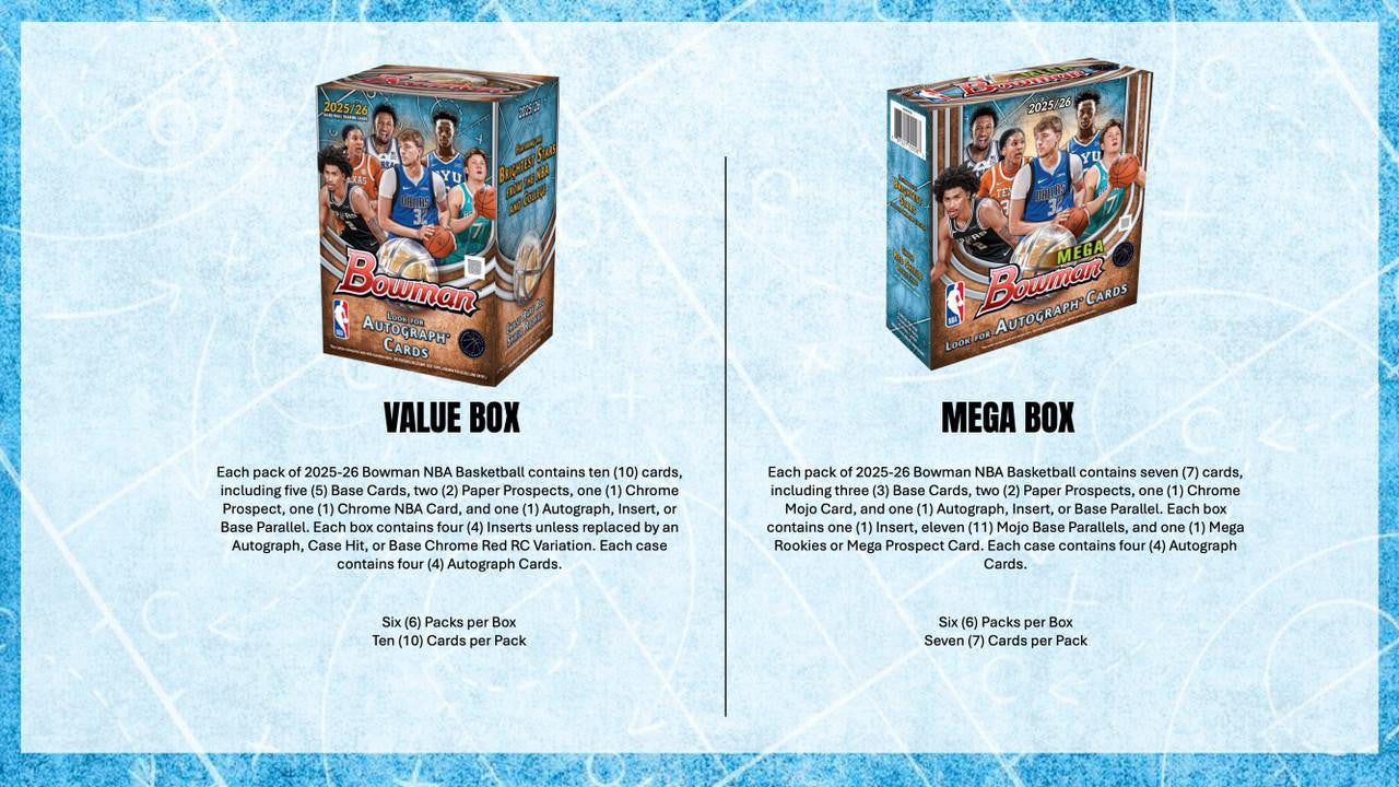 2025/26 Bowman Basketball Blaster Box CASE (40)