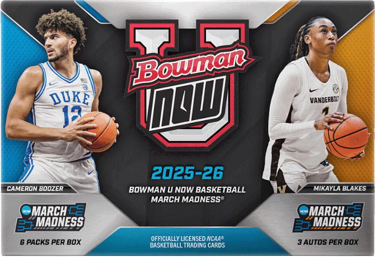 2025-26 Topps Bowman U NOW Basketball March Madness Hobby Box