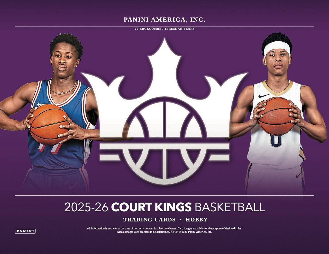 2025-26 Panini Court Kings Basketball Hobby Box